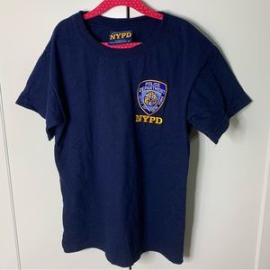 NWOT NYPD Embroidered Patch T-Shirt